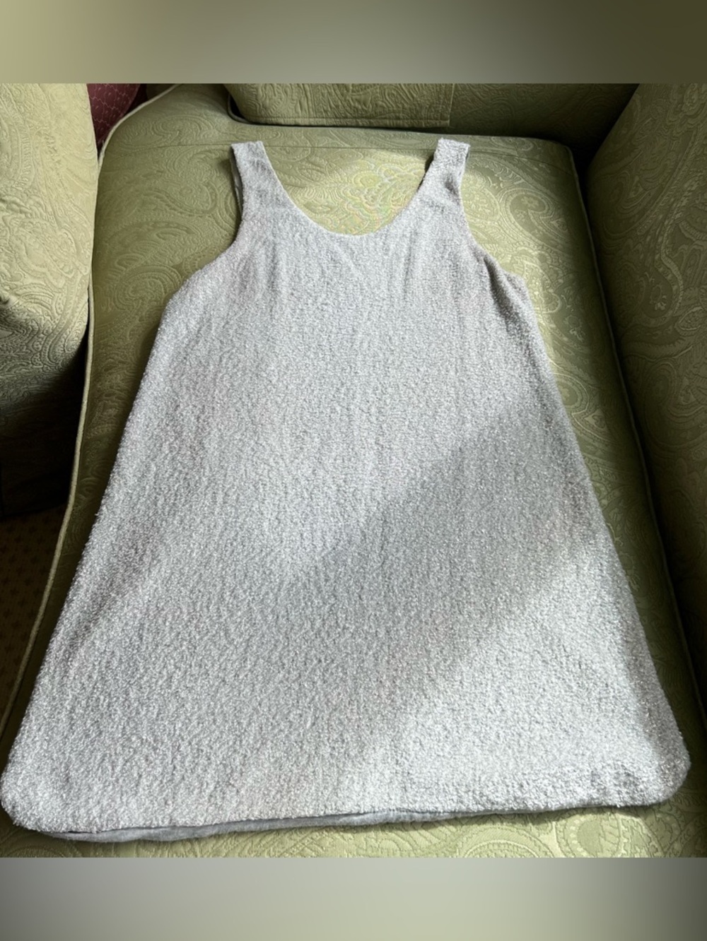 Anthropologie HD in Paris Gray/Silver Dress Size XL